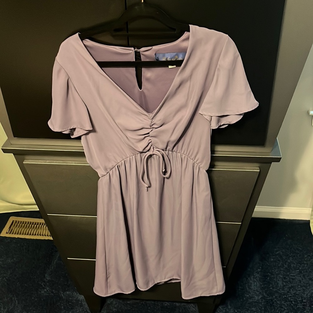 Purple dress, fits more like a S/M